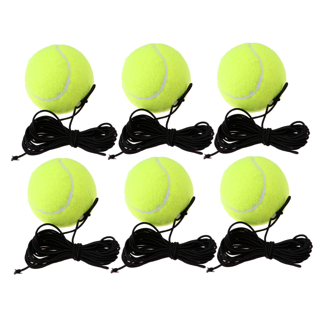 Tennis Training Practice Ball on String Rope Trainer Replacement green 
