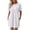 White, variant on Levmjia Women's Casual Short Sleeve Dress Crew Neck A Line Swing Dress with Pockets Solid Color Loose Fit Summer Beach Sundress