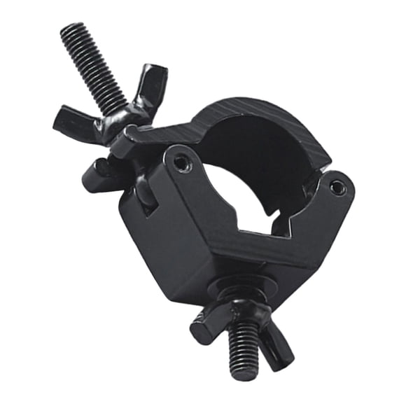Abrazadera giratoria para luz de escenario, abrazadera de aluminio para luz -, LED y cabezal móvil Negro de 30 a 36 mm