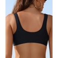thumbnail image 2 of Bikini para Mujer Acolchado Recortable Tirantes Trajes de baño Halter Trajes de baño de Dos Piezas Negro-F M Negro-F M Xishao ropa, 2 of 2