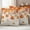 Yellow Orange Red White, variant on Orange Pumpkins Fall Outdoor Waterproof Pillow Covers, Rustic Thanksgiving Maple Leaf Decorative Square Throw Pillowcase Sofa Cushion Sham for Patio/Couch/Chair, 26"x26" 2 Pack