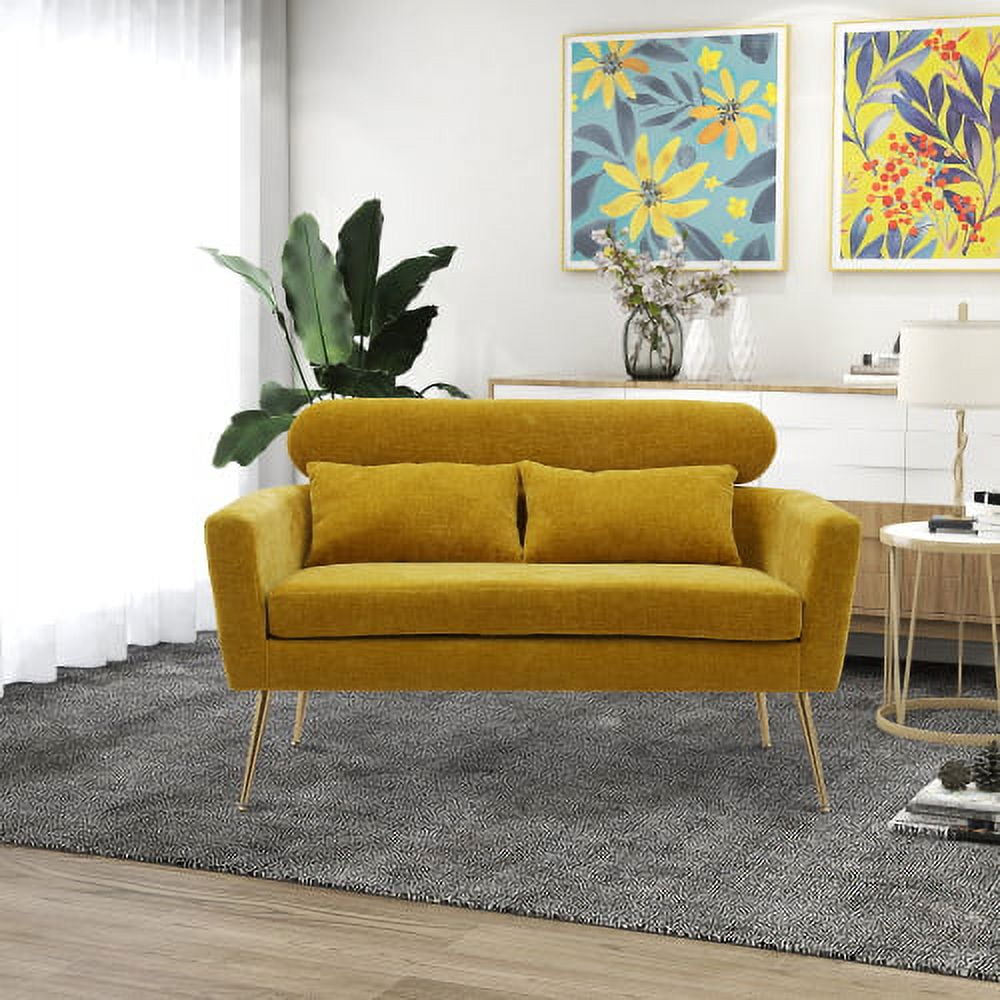 51W Classical Loveseat Small Sofa Small Mini Room – Home Elegance USA