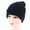 Black, variant on Dyfzdhu Men Women Knitting Pullover Hat Warm Wool In Autumn Winter Solid Fashion Black