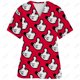 thumbnail image 3 of Ropa de enfermería navideña con estampado de dibujos animados de Minnie y Mickey Mouse, camisetas de mujer, uniforme de trabajo de manga corta para mascotas, camisa de disfraz, 3 of 5
