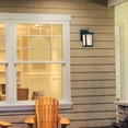 thumbnail image 6 of Bedingfield Traditional One-Light, Outdoor Exterior Wall Fixture, Matte Black Finish, Frosted Glass and Dusk to Dawn Sensor, 6 of 9