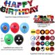 thumbnail image 1 of Los vengadores de Marvel, tema de Batman, suministros de decoración para fiesta de cumpleaños, Fondo de pared, globos de mesa, pastel, accesorios de Anime, niño, hogar zhangyuxiang LED, 1 of 2