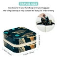 thumbnail image 5 of Sea Turtle Travel Portable Square Organizer Box: Earring Organizer & Jewelry Display for Girls and Women, 5 of 6