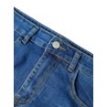 thumbnail image 5 of LMLYSoH Women Denim Skirts Solid Color Bodycon Jeans Skirts Summer Casual Mini Skirts Streetwear, 5 of 8