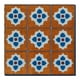 thumbnail image 2 of Revestimientos de suelo de madera en miniatura para casa de muñecas a escala 1/12. Muebles y decoración para maquetas de escenarios. Azul blanco, 2 of 9
