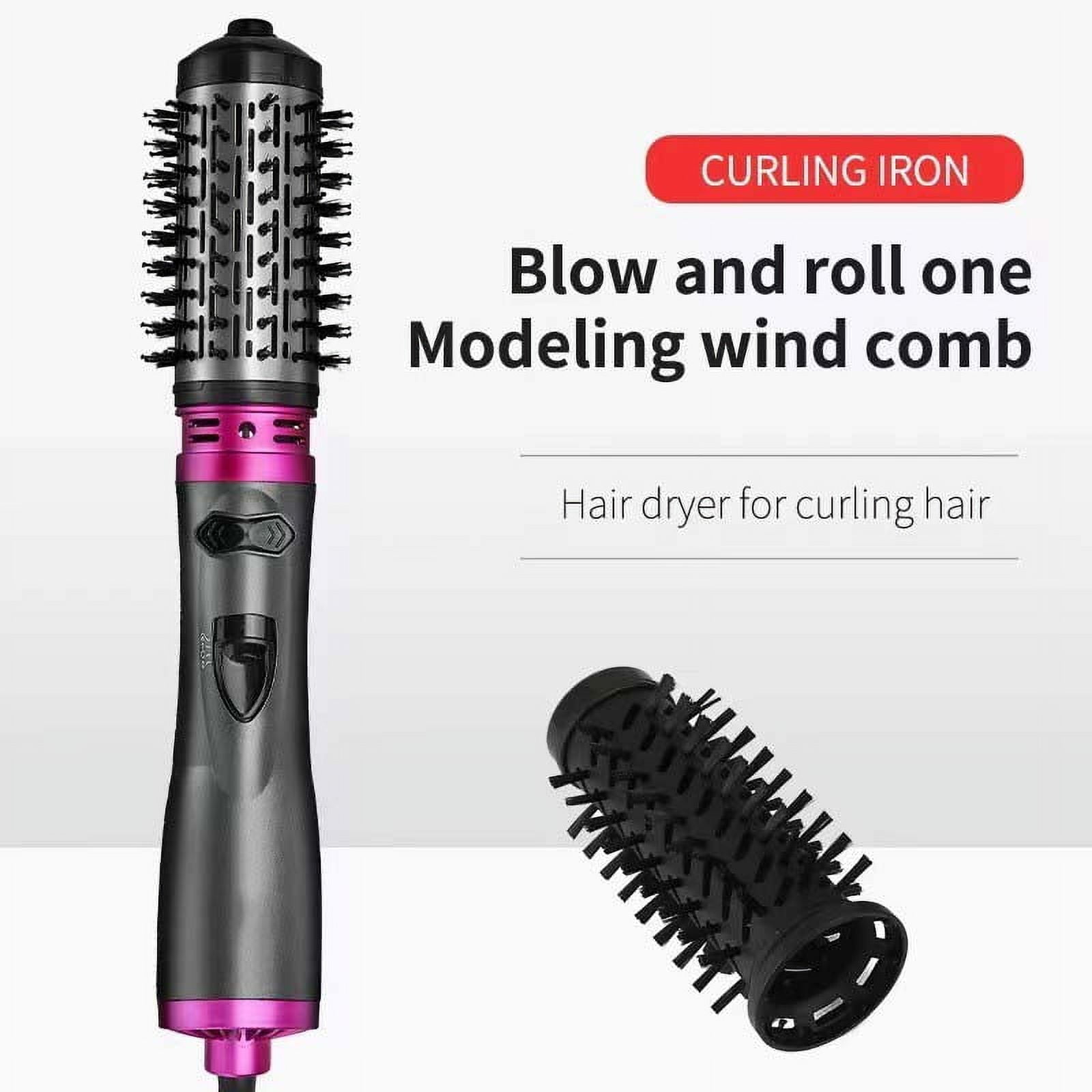TrimTide Multifunctional 3 In 1 Hot Air Auto-Rotating Hair Dryer Brush, Curling Straightening Styling, Hot And Cold Air Wind Blowdryer Comb