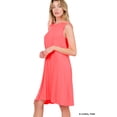 thumbnail image 2 of TheLovely Women & Plus Sleeveless Jersey Flared Swing Tank Dress with Side Pockets, 2 of 3