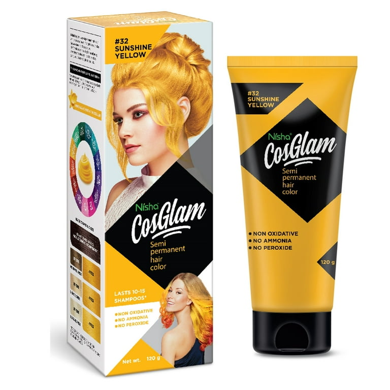 ひろみコスメ Nisha Cosglam Vegan Semi-Permanent Hair Color Dye, No