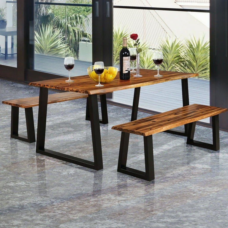 Rustic indoor picnic tables deals