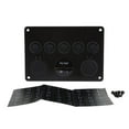 thumbnail image 4 of Caja de fusibles en línea de 12 V/24 V Panel de interruptor basculante LED de 5 unidades, 4 of 8