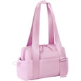 thumbnail image 1 of Mini bolsa de gimnasio para mujer, bolsas de fin de semana ligeras con bolsillo húmedo, bolsa de viaje pequeña para mujer, Ros, 1 of 3