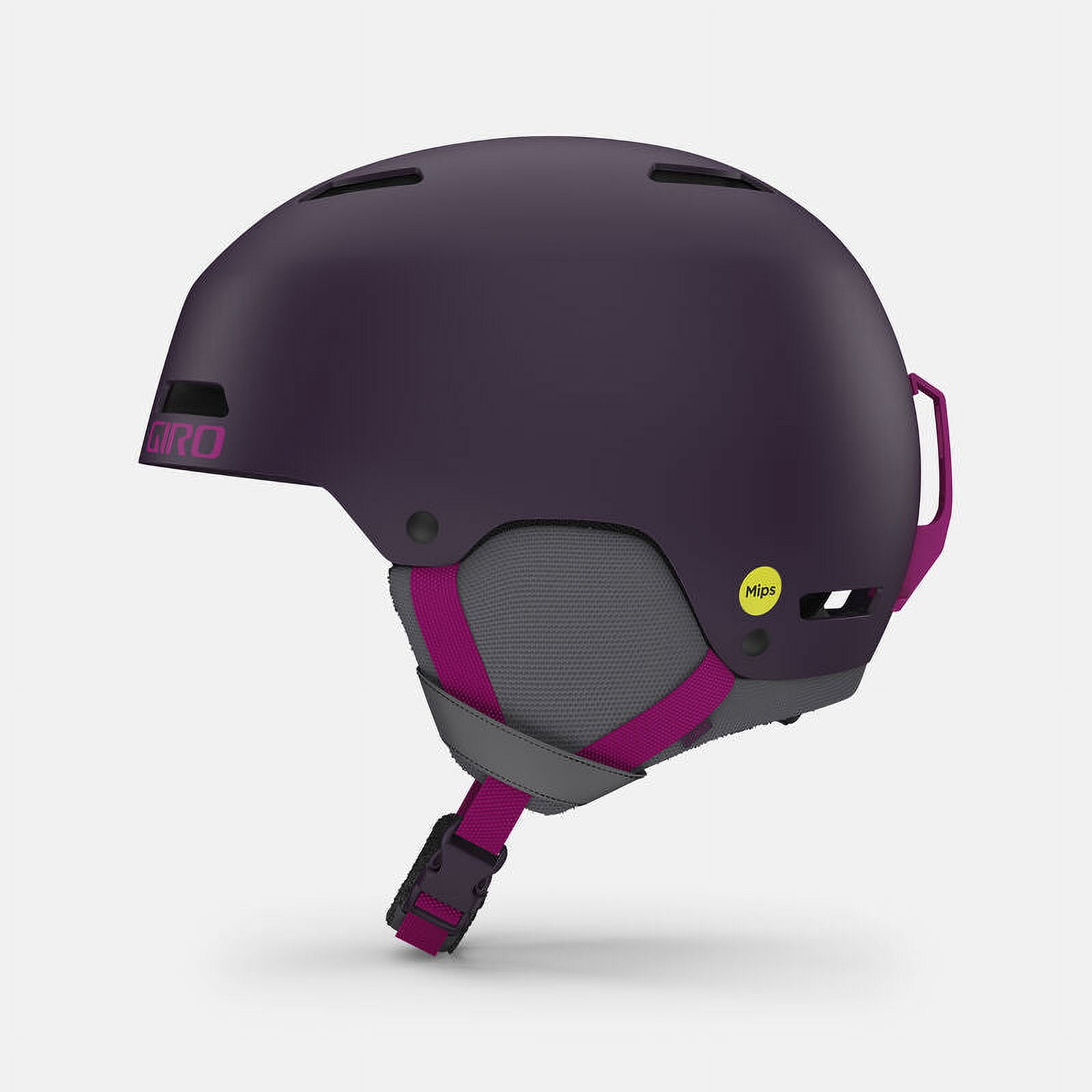 Giro Crue Kids Snow Helmet - Matte Berry, Size XS (48.5-52cm) For Skiing & Snowboarding