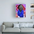 thumbnail image 2 of Canvas Wall Art - NUMA Art 'Black Girl Joy' Wall Art for Living Room, Bedroom, or Office Décor by Trademark Fine Art - 24 x 32 Inches, 2 of 4