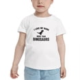 thumbnail image 2 of I Love My Nana More Than Dinosaurs Cute Toddler Tshirts for Boys Girls (White, 4T), 2 of 5