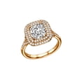 thumbnail image 2 of 7.50MM D-F VS Moissanite Engagement Ring With Diamonds (1.8 ct Moissanite Weight, 2.7 ctw dew) Cushion Shape 14K Gold, 2 of 2