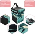 thumbnail image 2 of Whale Foldable Car Trash Bin with Lid, Leak-Proof Hanging Storage Bag - Car Garbage Can, Car Trash Bin, 2 of 6