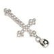 thumbnail image 1 of Colgante de crucifijo S925 Plata con purpurina Circonia cúbica Jesús Cruz colgante accesorios regalo, 1 of 12