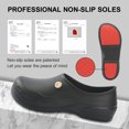 thumbnail image 3 of Slip Resistant Shoes for Men - Zapatos para trabajar en Restaurante de Mujer Unisex Non Slip Work Shoes Waterproof Food Service Kitchen Shoe Chef Restaurant Slip, 3 of 6