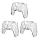 thumbnail image 1 of Reemplazo ultrafino de la cubierta protectora Methold para manija de controlador de juego PC para PS5 Transparente, 1 of 6