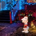 thumbnail image 4 of ProductWorks Peanuts 26" Snoopy Santa Coat & Antlers Prelit Christmas Yard Decor, 4 of 11