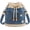 Blue, variant on Denim Crochet Bucket Bag, Drawstring Crossbody Shoulder Purse | Boho Denim Handbag for Women, Casual Vintage Tote Bag with Adjustable Strap for Travel, Shopping, Beach & Daily Use