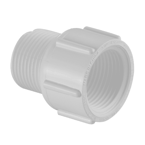 Lesso America 434-007 (5 Pack), Plumbing, PVC Pipe Fitting ,Riser Extension, SCH40, 3/4"