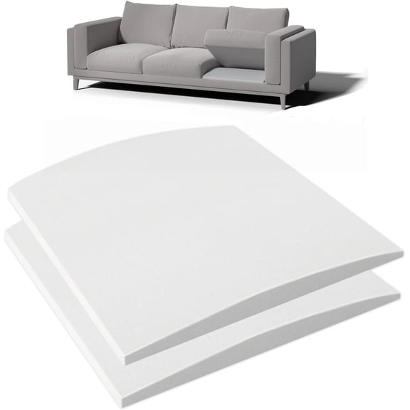Cushion Support for Sagging Seat - 20" x 20" Curved Foam Sofa Cushion Support Board, Couch Supporter for Under The Cushions, 2 Pcs