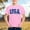 Pink, variant on Tops For Boys Fourth Of July Patriotic Graphic Short Sleeve T Shirt Crewneck Tee For Kids Independence Day Celebration Handsome Wear 10-11 Years White