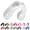 Clear Fangz, variant on SAFEJAWZ Sports Mouth Guard with Case, American Flag Dual Layer Adults and Youth Mouthguard (USA Flag, Adult (12+ Years)
