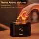 thumbnail image 2 of Difusor de Aroma llama simulada humidificador de niebla grande USB lámpara de ambiente hogar Oficina Tomshoo Negro, 2 of 7