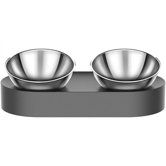 Raised Cat Food Bowls, Vet-Approved Stainless Steel Bowls, Promoting Healthy Eating Posture For Cats And Dogs