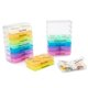 thumbnail image 1 of Nuevo pastillero de 7 días, contenedor de pastillero para tabletas, pastillero semanal, clasificador de tabletas, caja de almacenamiento semanal para medicamentos, organizador de contenedores, 1 of 5