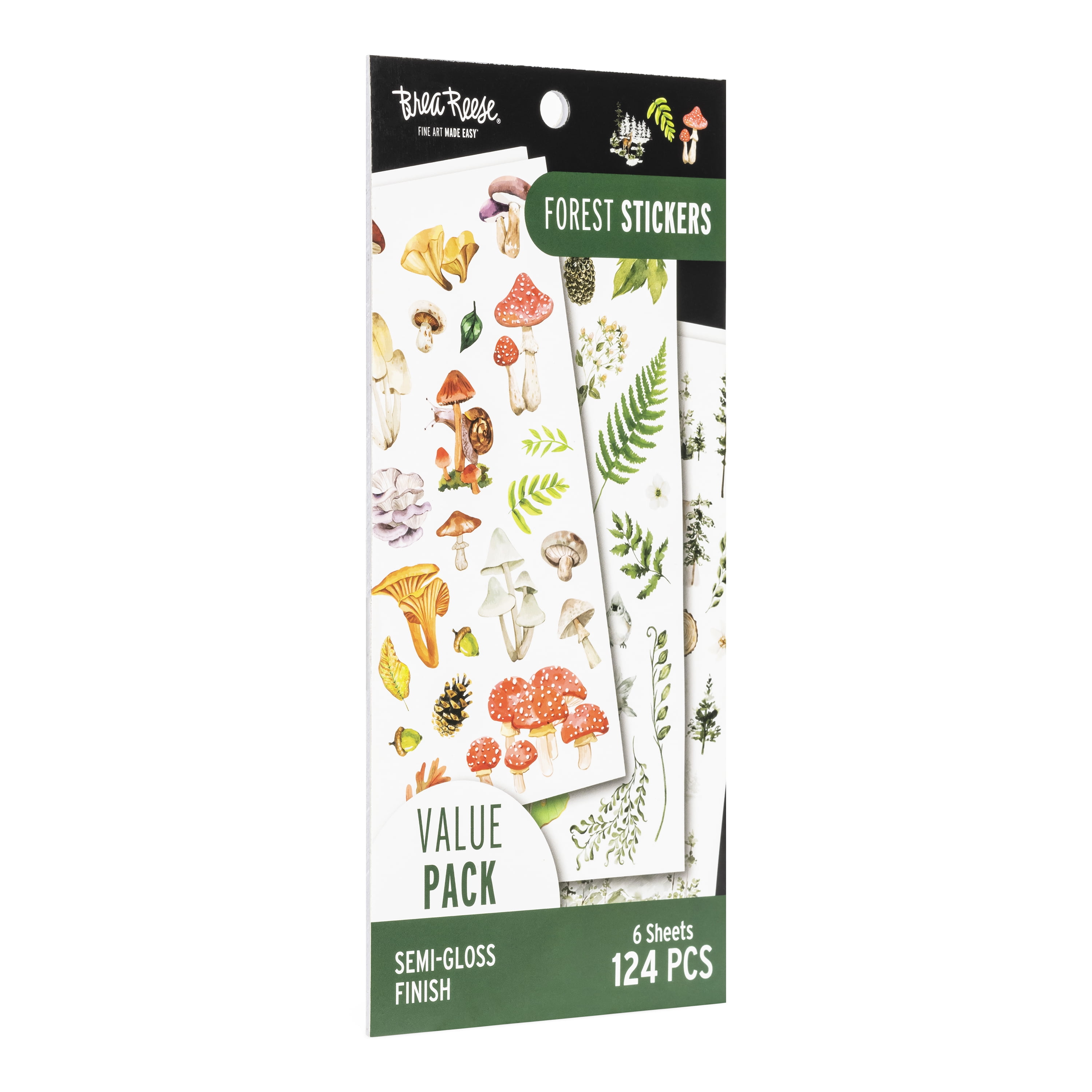 (2 pack) Brea Reese® Sticker Pack - Woodland Forest