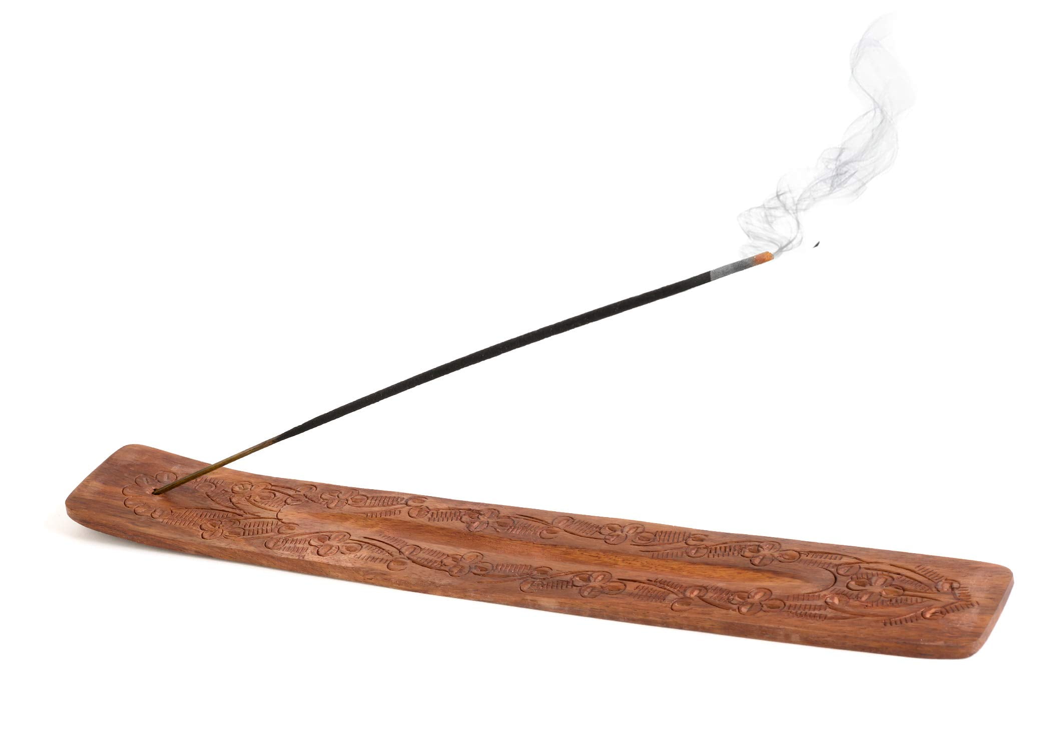The Retailers Wooden Incense Stick Holder Incense Burner Ash Catcher With Free 10 Naavya Incense Sticks by EASY 4 SAVE 