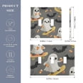 thumbnail image 2 of Yayeee Toggle Light Switch Wall Plate 2-Gang 4.56"x4.48" Decorative Outlet Cover, Cute Ghosts, 2 of 7