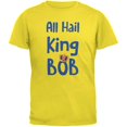 thumbnail image 1 of All Hail King BOB Yellow Adult T-Shirt, 1 of 1