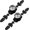 Black 170mm, variant on Gamvdout Crystal Drawer Knobs Dresser Knobs 2 Pack Crystal Drawer Knobs Diamond Shape Cabinet Door Knobs Cupboard Wardrobe Drawer Pull Handles with 170mm Black Leaf Plate