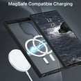 thumbnail image 2 of DOMAVER Samsung Galaxy S24 Ultra Case 6.8 Inch, MagSafe Compatible Matte Translucent Cover, Slim Shockproof Protective - Black, 2 of 8