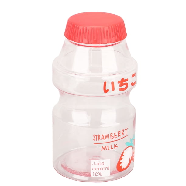 Botella de Agua Botella de Jugo Transparente Reutilizable sin BPA Innovadora de Dibujos Animados para Viajes Deportivos Al Aire Libre 16oz/500ml ANGGREK Otros