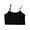 Black, variant on Girls Training Bra Sports Training Bras for Girls Seamless Cami Bralettes Sports Ribber Underwear Vests Girls Bras No Underwear Black L