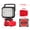 4 inches, variant on For Mil*wau*kee LED Work Lamp 3 inch 18V Battery Accessory Tool Light Torch Flashlight Lantern Camping Portable Lighting