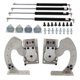 thumbnail image 2 of Kit de bisagras de puerta vertical, juego de puerta de tijera de 90 grados, repuesto de acero inoxidable para la mayoría de los coches Ford, 2 of 14