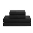 thumbnail image 5 of 8 Piece Bed In A Bag Pintuck Comforter Sheet Bed Skirt Sham Set Queen Black, 5 of 5