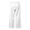 thumbnail image 6 of Ticikt Solid Straight Leg Sweatpants, Partial Elastic Waist Casual Trousers for Boys Girls Fall Winter Daily Outfits,White, 6 of 7