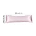 thumbnail image 3 of Funda de Almohada Larga de Satén, Impermeable, con Tejido de Seda Helada: Suave, Transpirable y a Prueba de Fugas para Dormir, Parejas, Dormitorio y Descanso En Casa., 3 of 6