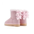 thumbnail image 7 of Weestep Girls Toddler Little Kid Warm Fur Winter Ankle Flat Snow Boot(13 Little Kid, Bow Pink), 7 of 7